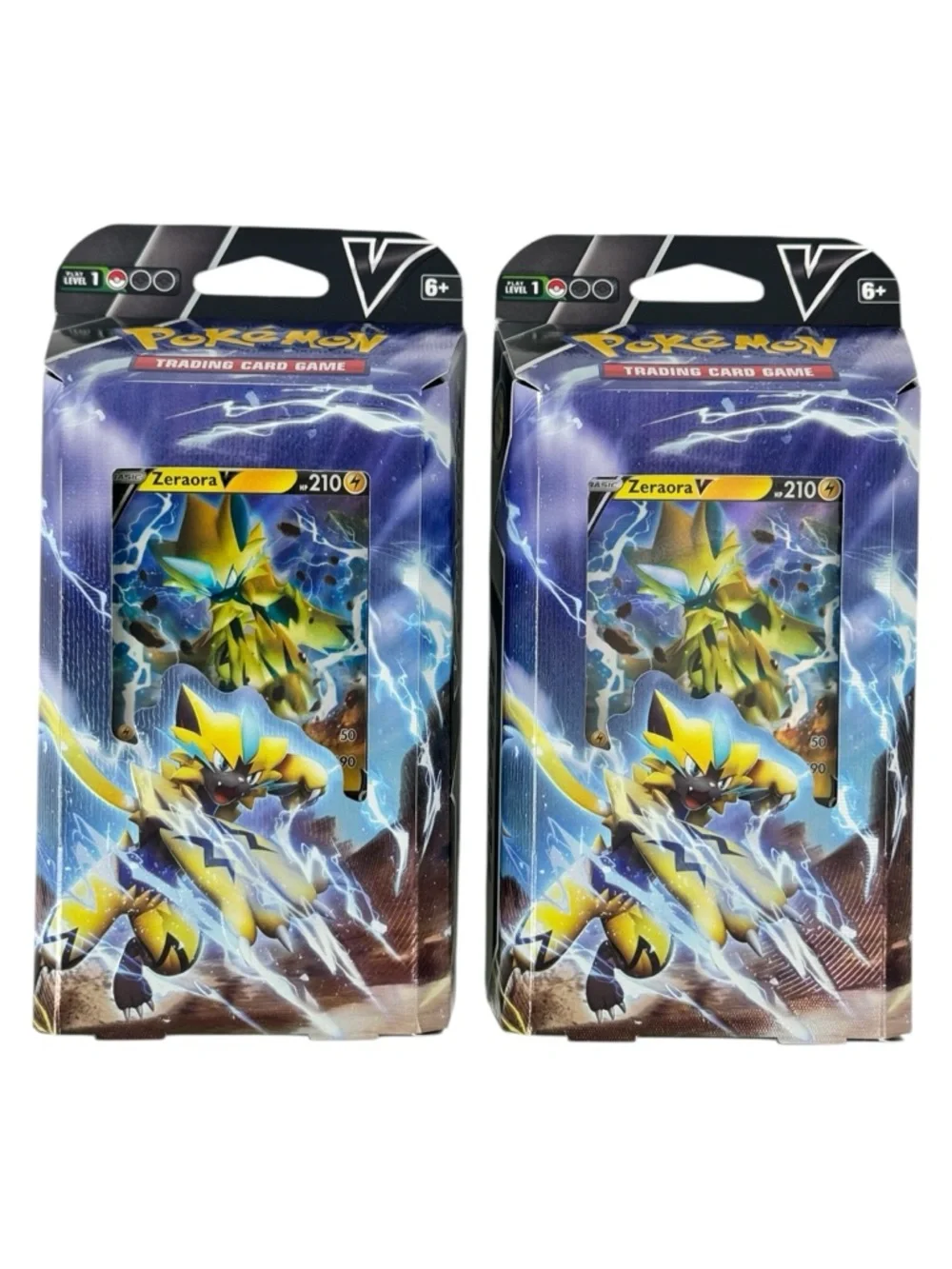 zeraora pokemon card box Cards: V Battle Deck : Toys & Games This devastating Lightning Storm Star VSTAR Power lets you launch a barrage of four hits on any of your opponents Pokémon Mega Forces Tin [Mega Zeraora